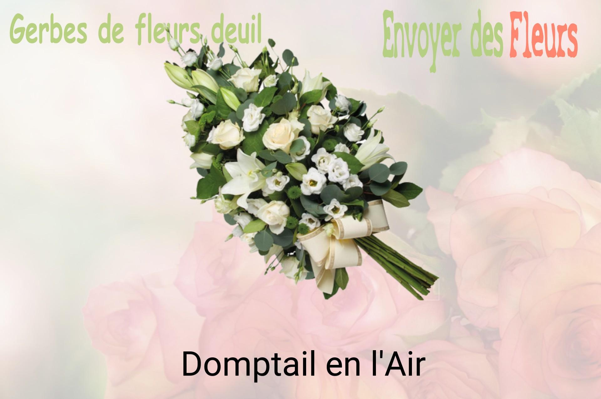 Gerbe de fleurs de deuil livrée à Domptail-en-l'Air